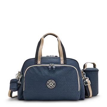 Kipling Camama Printed Diaper Bag Çanta Mavi | TR 1964PJ